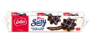 Mini Suzy Luikse Wafel met chocolade 9x1st.