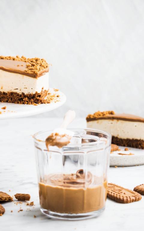 Biscoff spread cheesecake