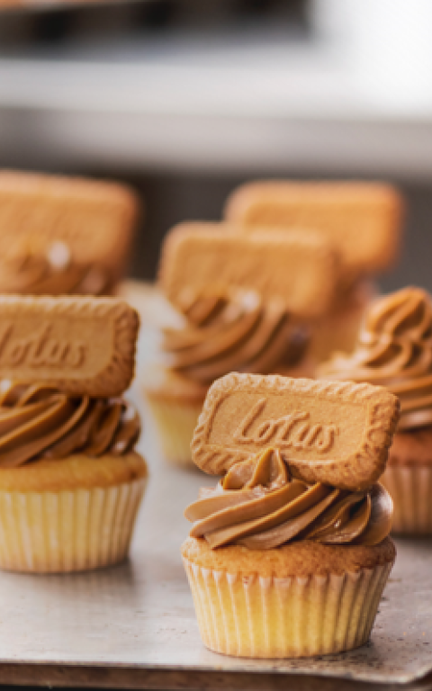 Lotus Biscoff cupcakes