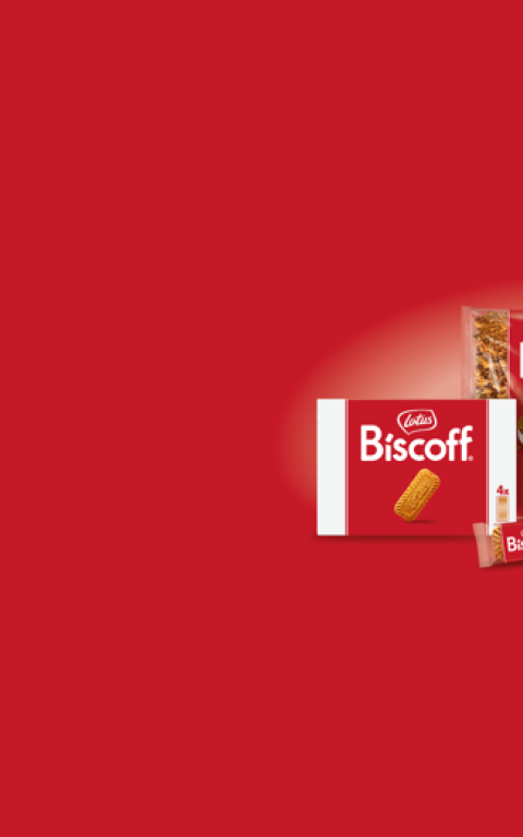 Background Lotus Biscoff products