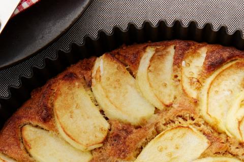 Apfelkuchen mit Lotus Biscoff