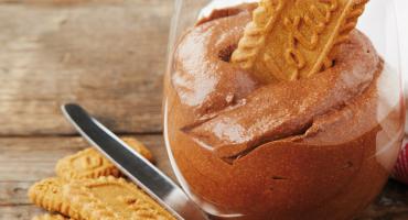 Mousse au Chocolat mit Lotus Biscoff